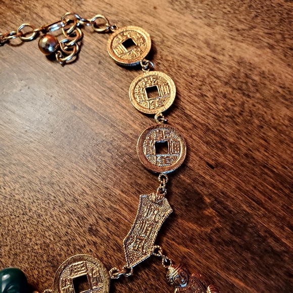 Vintage Crown Trifari Buddha necklace - Picture 7 of 14